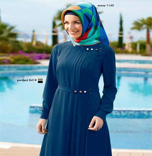 عکس مدل مانتو بلند لبنانی