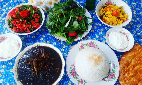 عکس هایی از خورشت قورمه سبزی
