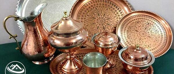 عکس ظروف مسی شیک