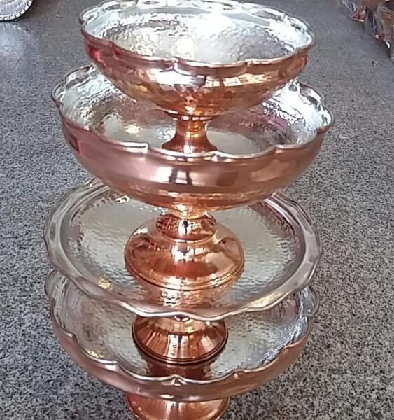 عکس ظروف مسی شیک