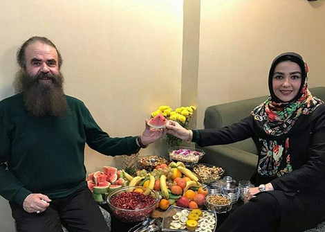 عکس امیر شریفی و همسرش