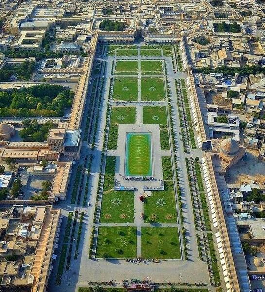 عکس هوایی اصفهان