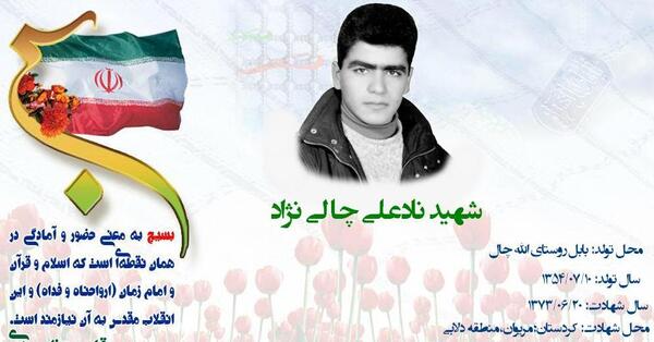 عکس نوشته دایی شهیدم