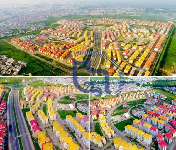 عکس هوایی مسکن مهر رشت