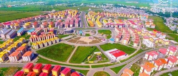 عکس هوایی مسکن مهر رشت