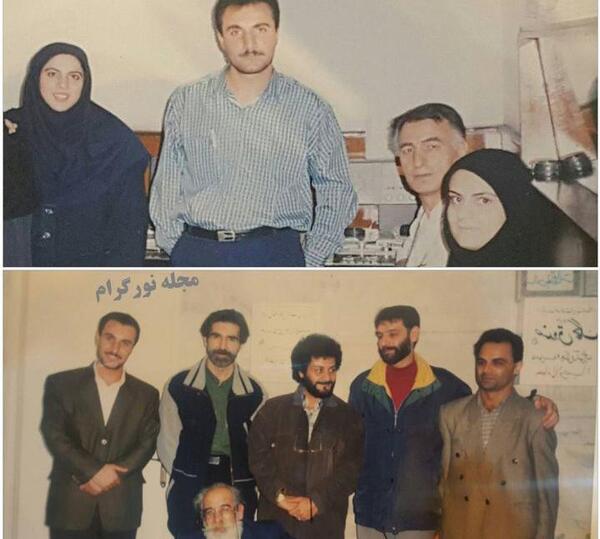 عکس خانوادگی قاسم بی نیاز