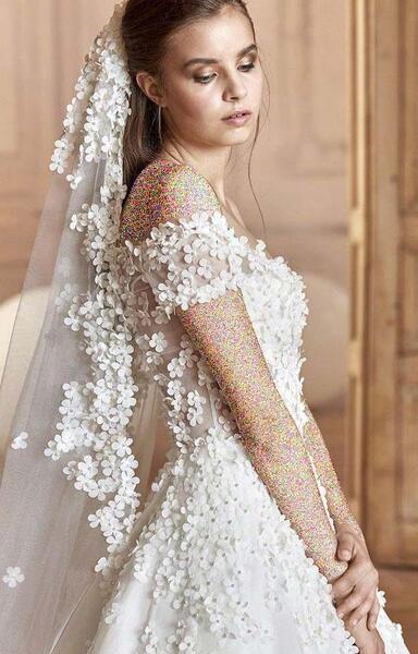 عکس لباس شکوفه ای