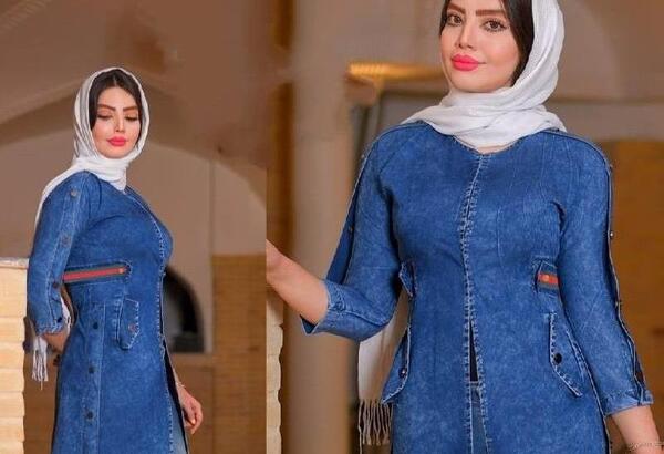 عکس مدل مانتو اسپرت طرح دار