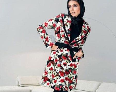 عکس مدل مانتو اسپرت طرح دار