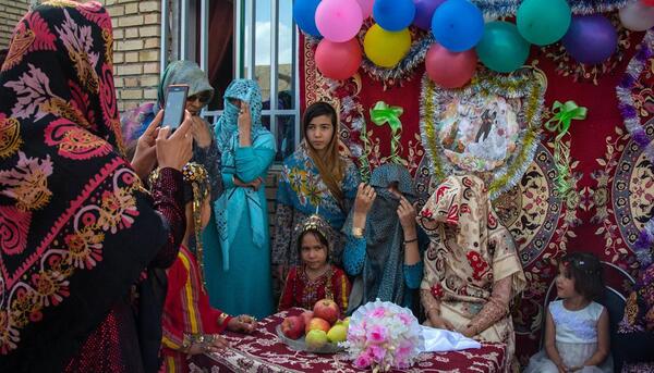 عکس لباس عروس ترکمنی