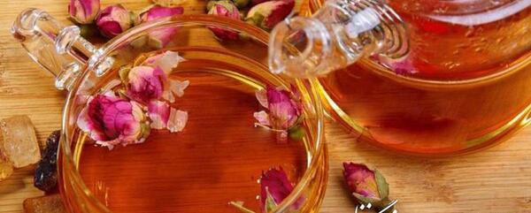 عکس چای گل محمدی