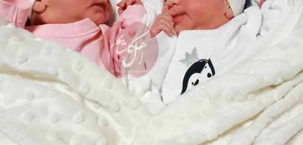 عکس نوزاد دوقلو