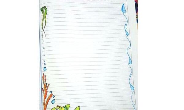 عکس ایده نقاشی برای حاشیه دفتر