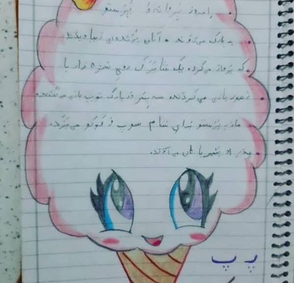 عکس ایده نقاشی برای حاشیه دفتر