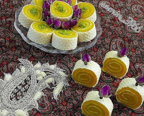 عکس حلوا رولتی