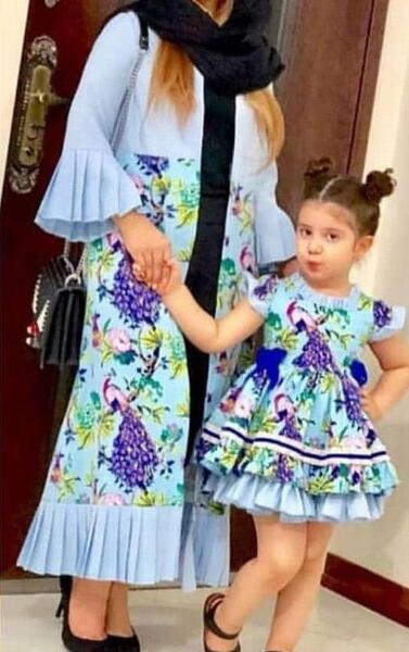 عکس لباس مجلسی دخترانه و مادر