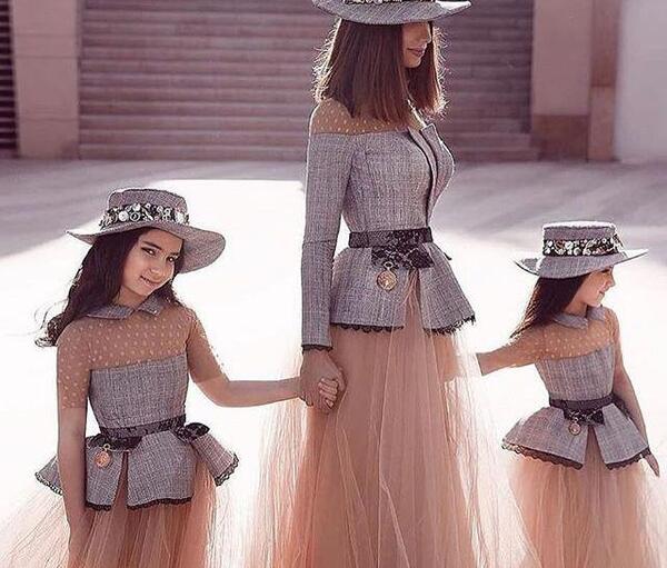 عکس لباس مجلسی دخترانه و مادر