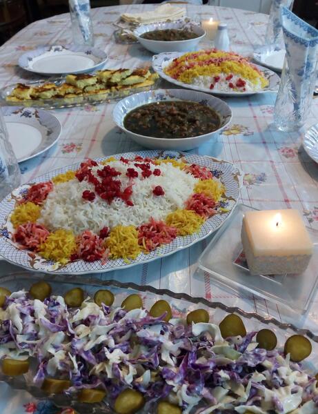 عکس غذا تبادل نظر