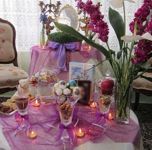 عکس سفره هفت سین فنگ شویی
