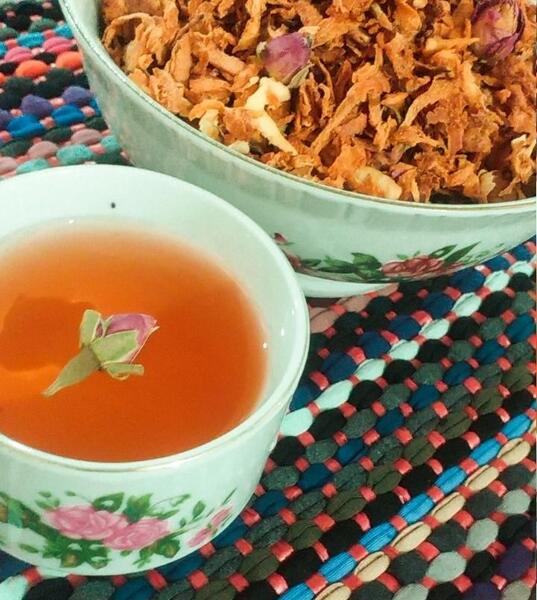 عکس چای سیب
