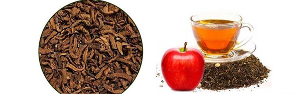 عکس چای سیب