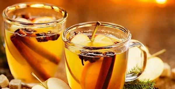 عکس چای سیب