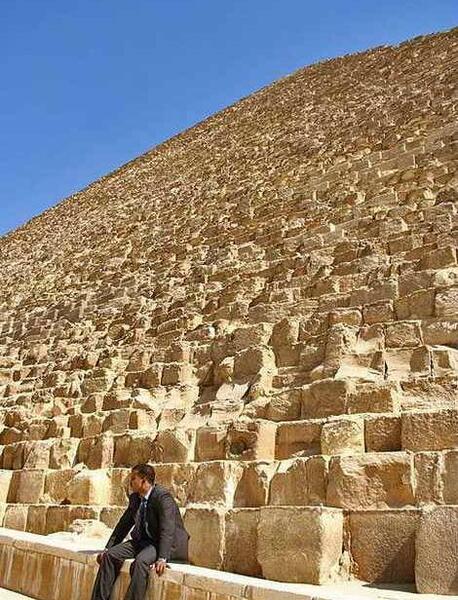 عکس هوایی اهرام ثلاثه
