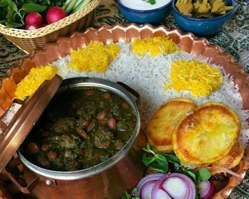 عکس تصاویر قورمه سبزی جا افتاده