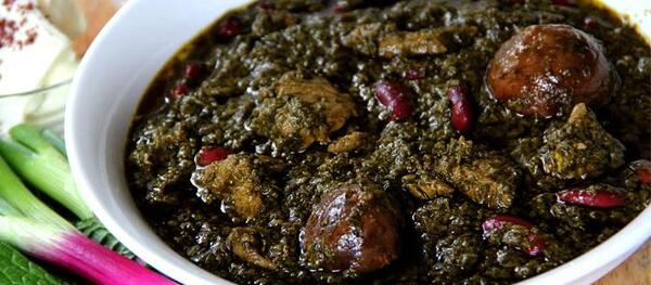 عکس تصاویر قورمه سبزی جا افتاده