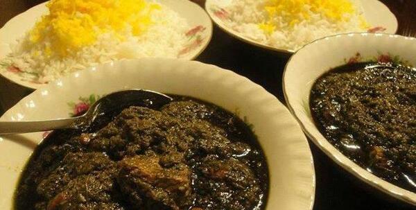 عکس تصاویر قورمه سبزی جا افتاده