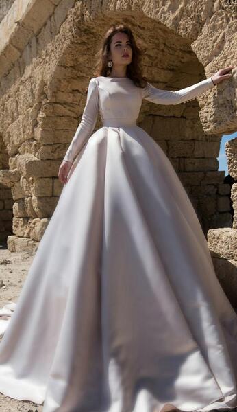 عکس لباس عروس ساده