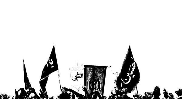 عکس سیاه عزاداری