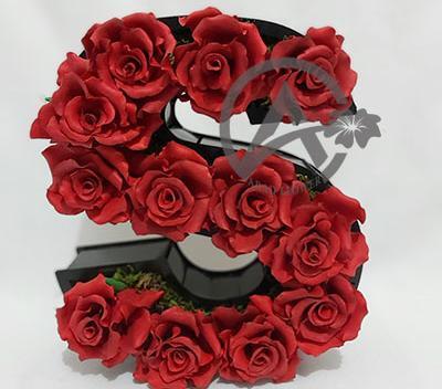 عکس گل رز با حرف s