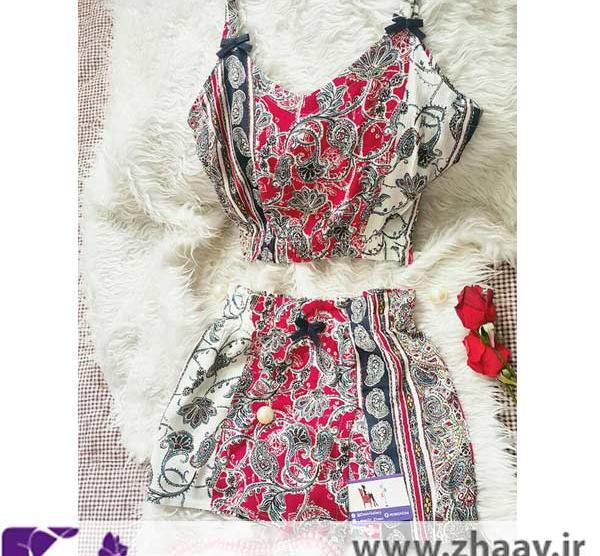 عکس ست تاپ و شلوارک دخترانه شیک