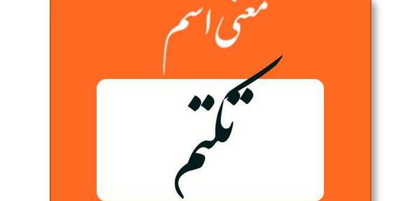 دانلود عکس پروفایل تکتم