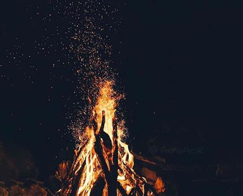 عکس مفهومی آتش