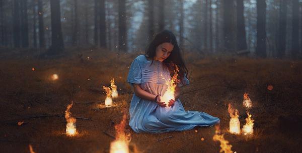 عکس مفهومی آتش