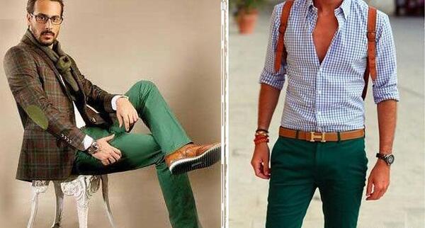 عکس لباس مجلسی سبز مردانه
