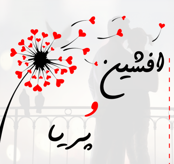 عکس نوشته مهدی و پریا