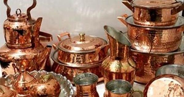ظروف مسی کرمان عکس