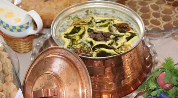 عکس غذا در ظروف مسی