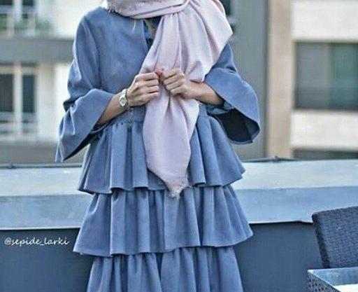 عکس مدل مانتو چین دار کوتاه
