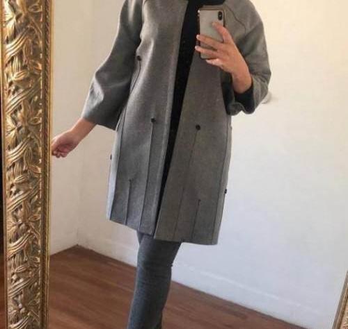 عکس مانتو جلو باز زمستانی