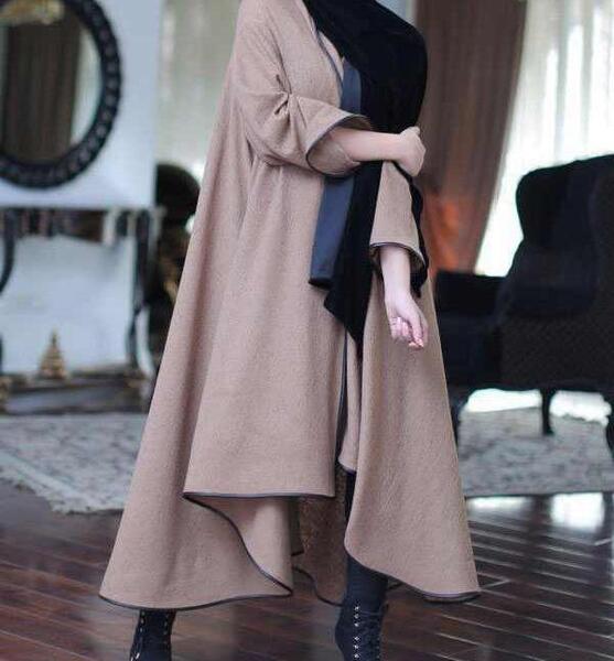 عکس مانتو جلو باز زمستانی