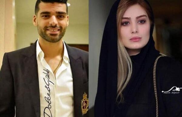 عکس داریوش عزتی همسر سابق سحر قریشی