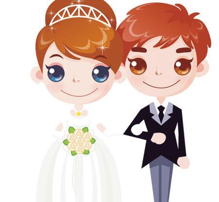 عکس عروس داماد کارتونی
