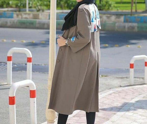 عکس مدل مانتو جدید بلند در اینستاگرام