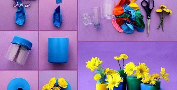عکس ایده برای کاردستی با وسایل دور ریختنی
