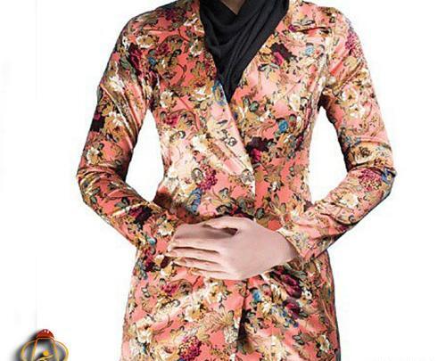 عکس مانتو گلدار کتی