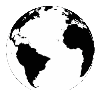 عکس کره زمین سیاه